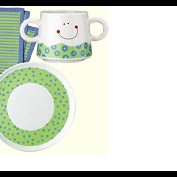 NIB Porcelain Set “Green Smile”1841 retired design - Picture 3 of 3